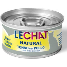 Lechat Natural Tuna with Chicken 80 g - konservi kaķiem