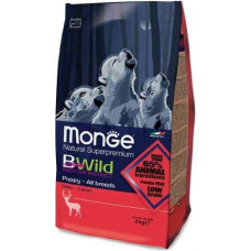 Monge BWILD Low Grain Puppy&Junior Deer 2,5 kg  - barība suņiem