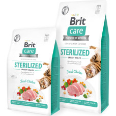 Brit Care Cat GF Sterilized Urinary Health 2 kg barība kaķiem