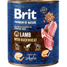 Brit Premium by Nature wet Lamb with Buckwheat 800 g mitrā barība suņiem