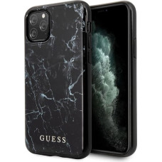 Guess GUHCN65PCUMABK iPhone 11 Pro Max czarny/black Marble