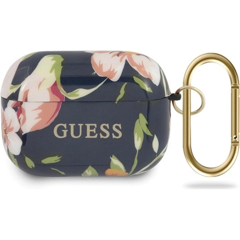 Guess GUACAPTPUBKFL03 AirPods Pro cover blue/blue N.3 Flower Collection