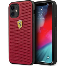 Ferrari FESPEHCP12SRE iPhone 12 mini 5.4" red/red hardcase On Track Perforated