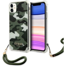 Guess GUHCN61KSARKA iPhone 11 6.1" / Xr green/khaki hardcase Camo Collection