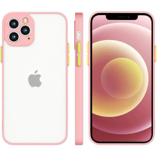 Hurtel Milky Case silicone flexible translucent case for iPhone 11 Pro pink