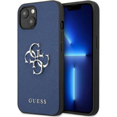 Guess GUHCP13SSA4GSBL iPhone 13 mini 5.4" blue/blue hardcase Saffiano 4G Metal Logo