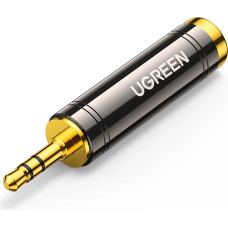 Ugreen adapter 3.5mm audio adapter (male) to 6.35mm mini jack (female) gray (AV168)