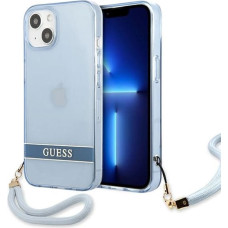 Guess GUHCP13MHTSGSB iPhone 13 6.1 "blue / blue hardcase Translucent Stap