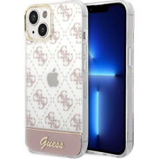 Guess GUHCP14MHG4MHP iPhone 14 Plus 6.7 "pink / pink hardcase 4G Pattern Script