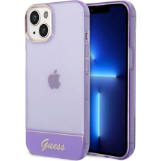 Guess GUHCP14MHGCOU iPhone 14 Plus 6.7 "violet / purple hardcase Translucent