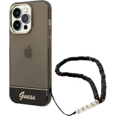 Guess GUHCP14XHGCOHK iPhone 14 Pro Max 6,7 "black / black hardcase Translucent Pearl Strap