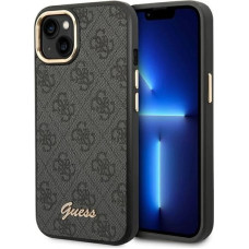 Guess GUHCP14SHG4SHK iPhone 14 6.1 "black / black hard case 4G Vintage Gold Logo