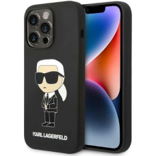 Karl Lagerfeld Silicone Ikonik MagSafe case for iPhone 14 Pro - black