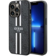 Guess GUHMP14LP4RPSK iPhone 14 Pro 6.1" black/black hardcase 4G Printed Stripes MagSafe