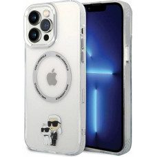 Karl Lagerfeld KKLHMP13XHNKCIT iPhone 13 Pro Max 6.7" hardcase transparent Iconic Karl&Choupette Magsafe