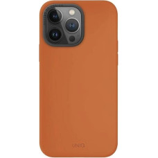 Uniq Lino Hue Magclick Charging case for iPhone 15 Pro Max - orange