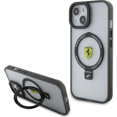 Ferrari FEHMP15SUSCAH iPhone 15 6.1" transparent hardcase Ring Stand 2023 Collection MagSafe