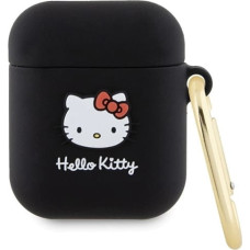 Hello Kitty Silicone 3D Kitty Head case for AirPods 1/2 - black