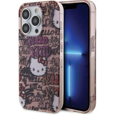 Hello Kitty IML Tags Graffiti case for iPhone 15 Pro Max - pink