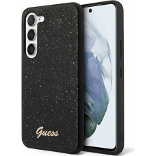 Guess Glitter Script case for Samsung Galaxy S24 - black