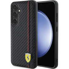 Ferrari Carbon Printed Line case for Samsung Galaxy S24 - black