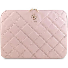 Guess Quilted 4G cover for a 14" laptop - pink