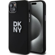 Dkny Etui DKNY Liquid Silicone Metal Logo na iPhone 15 / 14 / 13 - czarne