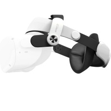 Bobovr M2+ strain relief strap for Meta Quest 2 VR goggles - white and black