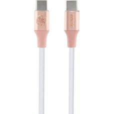 Guess Ebossed Logo USB-C / USB-C Cable 1.5m Fast Charging - Pink