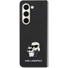 Karl Lagerfeld Saffiano Karl&Choupette Pin case for Samsung Galaxy A35 - black