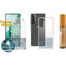 Panzerglass Protection Set for Samsung Galaxy S21 TPU Film + ClearCase + Cleaning Liquid 30ml