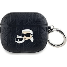 Karl Lagerfeld Monogram Karl & Choupette Head case for AirPods 3 - black