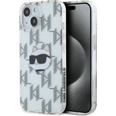 Karl Lagerfeld IML Choupette Head & Monogram case for iPhone 15 / 14 / 13 - transparent