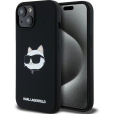 Karl Lagerfeld Silicone Choupette Head MagSafe Case for iPhone 15/14/13 - Black