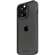 Panzerglass ClearCase Case for iPhone 15 Pro Max with Military Grade Certification - Transparent and Black