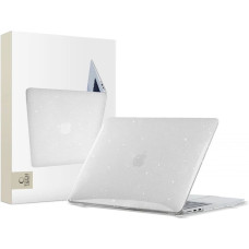 Tech-Protect SmartShell Case for MacBook Air 13" M2 / M3 / 2022-2024 - Clear-Glitter