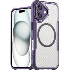 Hurtel Leading Series MagSafe Silicone Case for iPhone 16 Plus - Purple