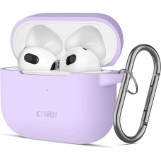 Tech-Protect Silicone Hook Case for Apple AirPods 3 - Purple