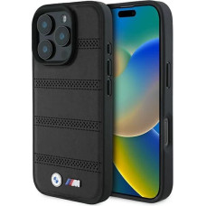 BMW M Perforated And Stitched Line MagSafe case for iPhone 16 Pro - black