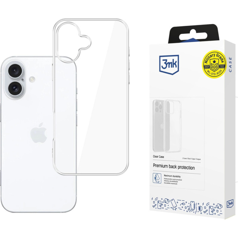 3Mk Protection 3mk Clear Case for iPhone 16 - transparent