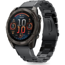 Tech-Protect Stainless Garmin Fenix 5X / 5X PLUS / 6X / 6X Pro / 7X / 8 Strap (51 MM) - Black