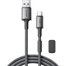 Joyroom S-A50 Unlimited Series 3A USB-A - USB-C Cable with Magnetic Organizer 1.2m - Gray