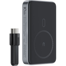 Acefast Powerbank Acefast M10 Magnetic 2x USB-C PD 30W with 15W Inductive Charging and USB-C Cable - Black