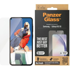 Panzerglass Ultra-Wide Fit tempered glass with positioner for Samsung Galaxy A55 5G