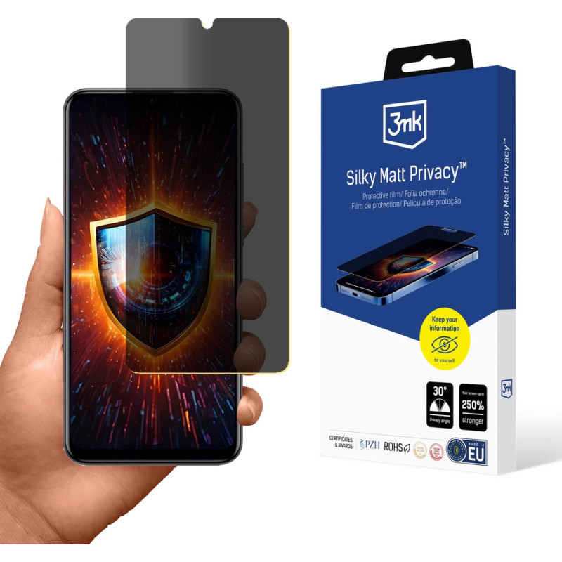 3Mk Protection Folia ochronna prywatyzująca matowa 3mk Silky Matt Privacy na Huawei P30