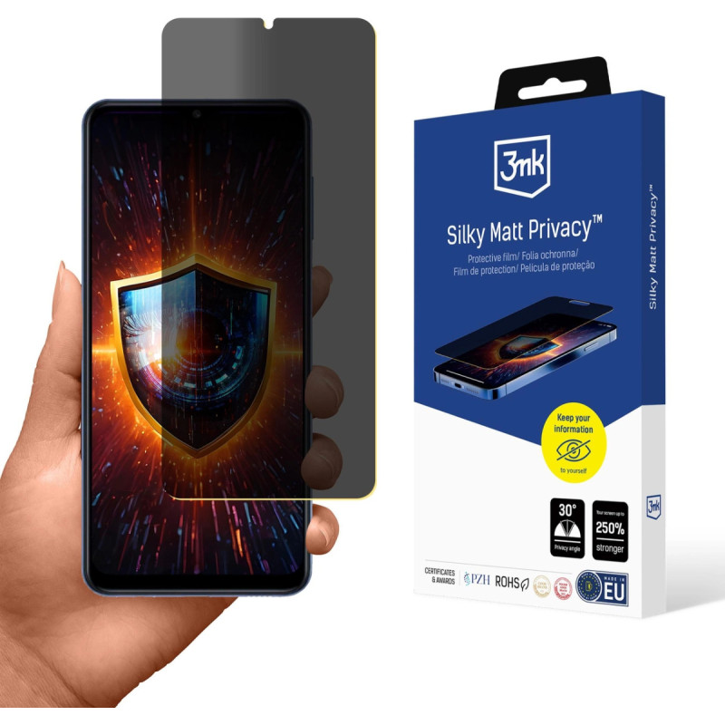 3Mk Protection Folia ochronna prywatyzująca matowa 3mk Silky Matt Privacy na Samsung Galaxy M12