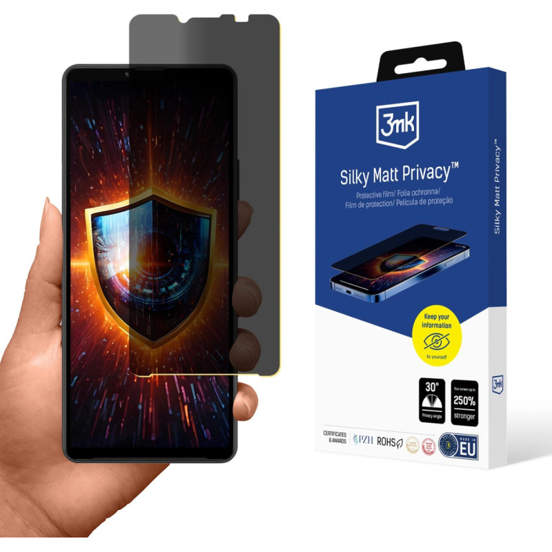 3Mk Protection Folia ochronna prywatyzująca matowa 3mk Silky Matt Privacy na Sony Xperia 10 IV