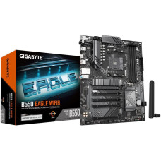 Gigabyte Mainboard|GIGABYTE|AMD B550|SAM4|ATX|Memory DDR4|Memory slots 4|4xPCI-Express 1x|1xPCI-Express 16x|2xM.2|1xHDMI|1xAudio-In|1xAudio-Out|1xMicrophone|4xUSB 2.0|3xUSB 3.2|1xUSB-C|1xRJ45|B550EAGLEWIFI61.0