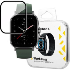 Wozinsky Watch Glass Hybrid Glass for Xiaomi Amazfit GTS 2E Black