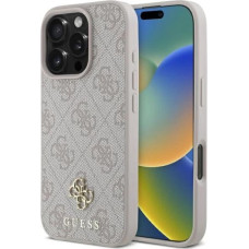 Guess Etui Guess 4G Small Classic MagSafe na iPhone 16 Pro Max - różowe